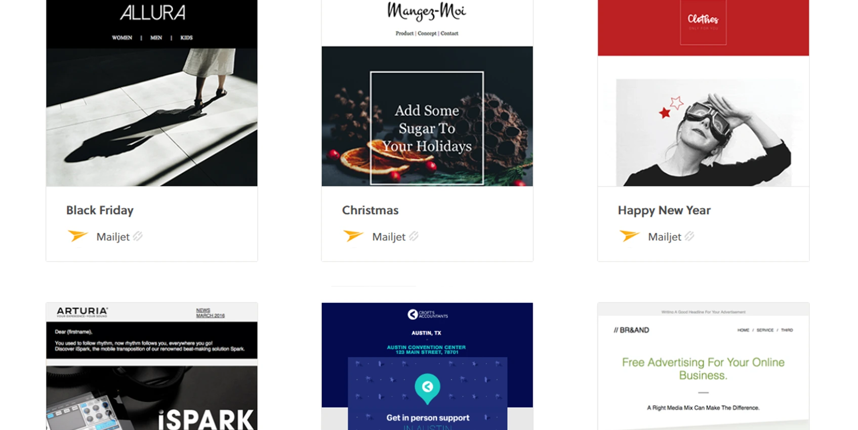 MJML template example